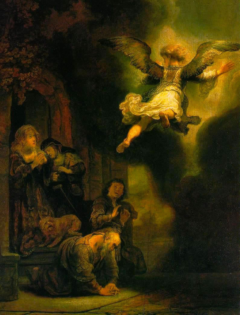 Tobit 12 20 21 Rembrandt